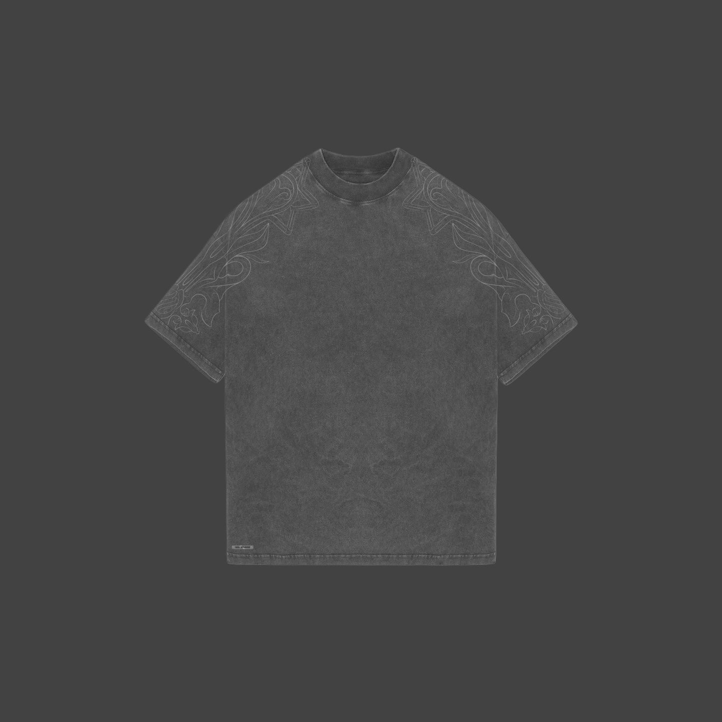 2 SIDED - WASHED BLACK