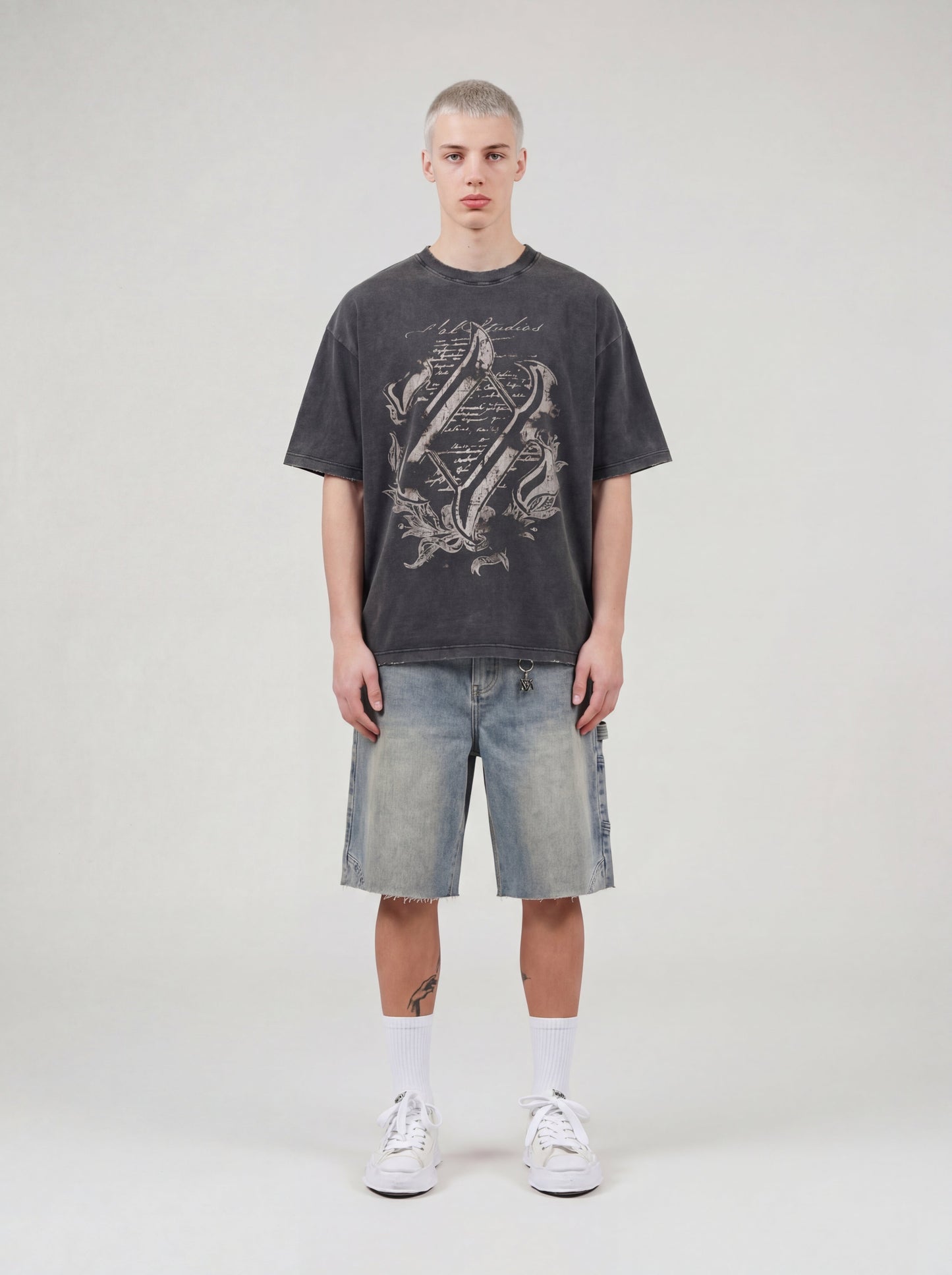 ARCANE - WASHED BLACK T-SHIRT Idolstudios
