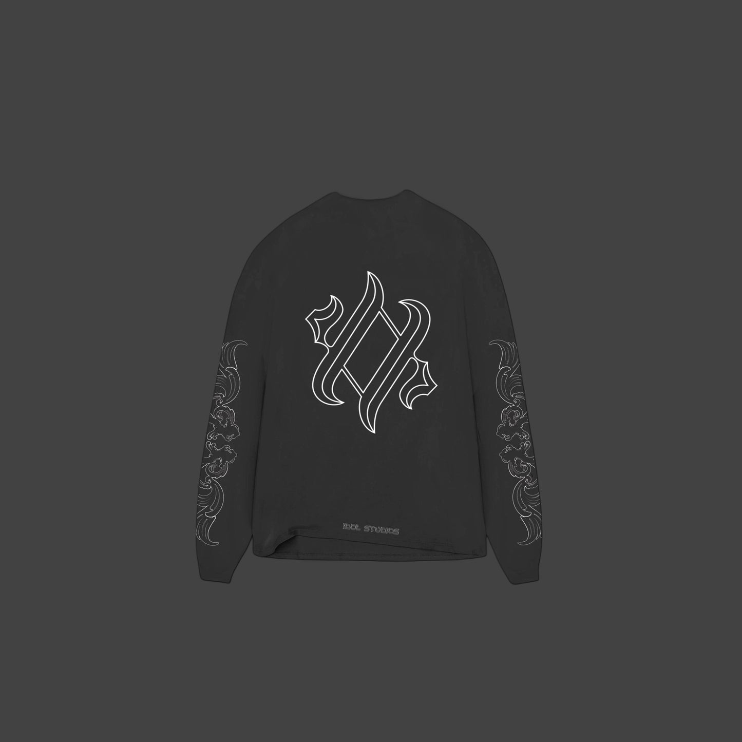 Knifes long sleeve shirt - washed black