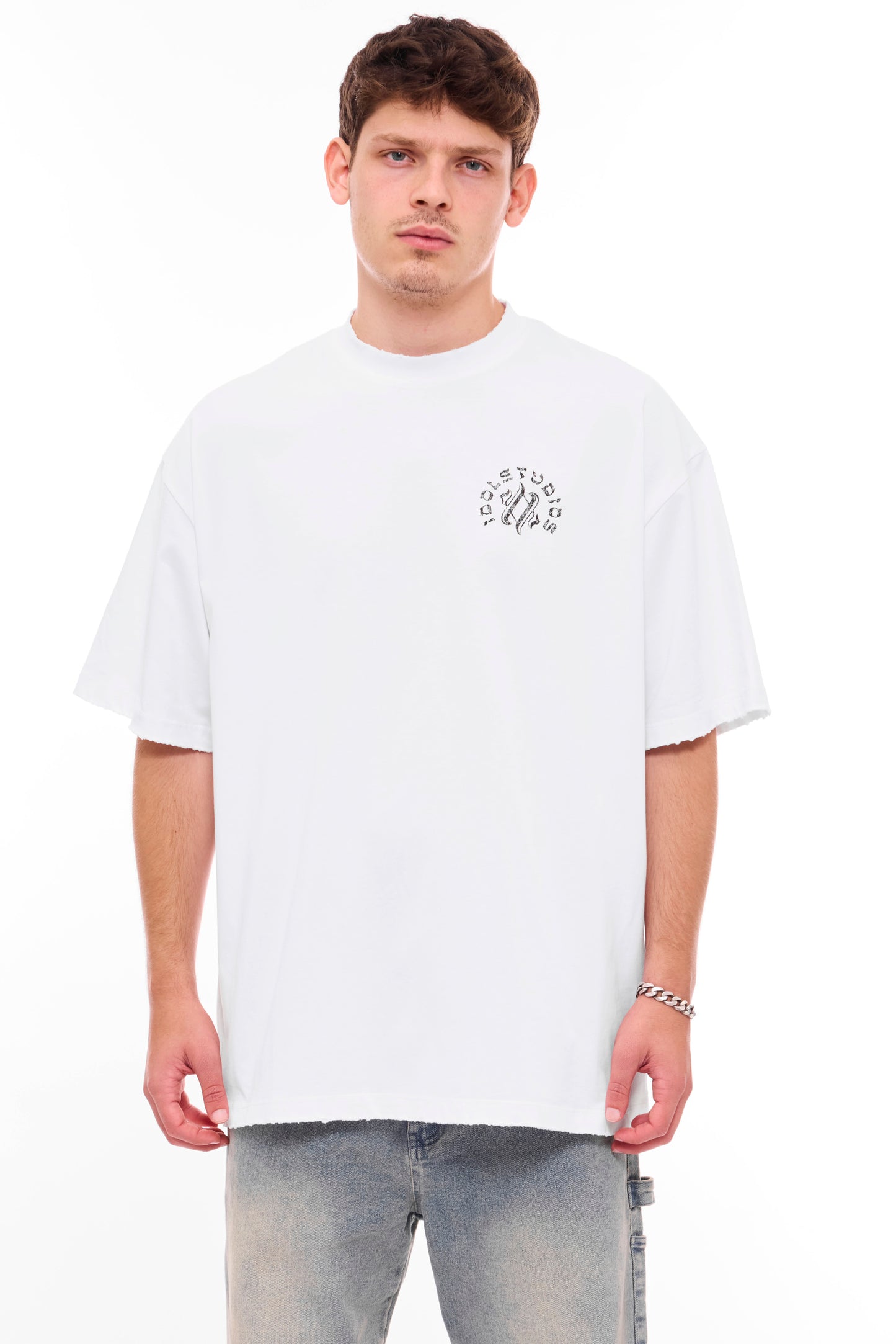 SCROLL LOGO - WHITE
