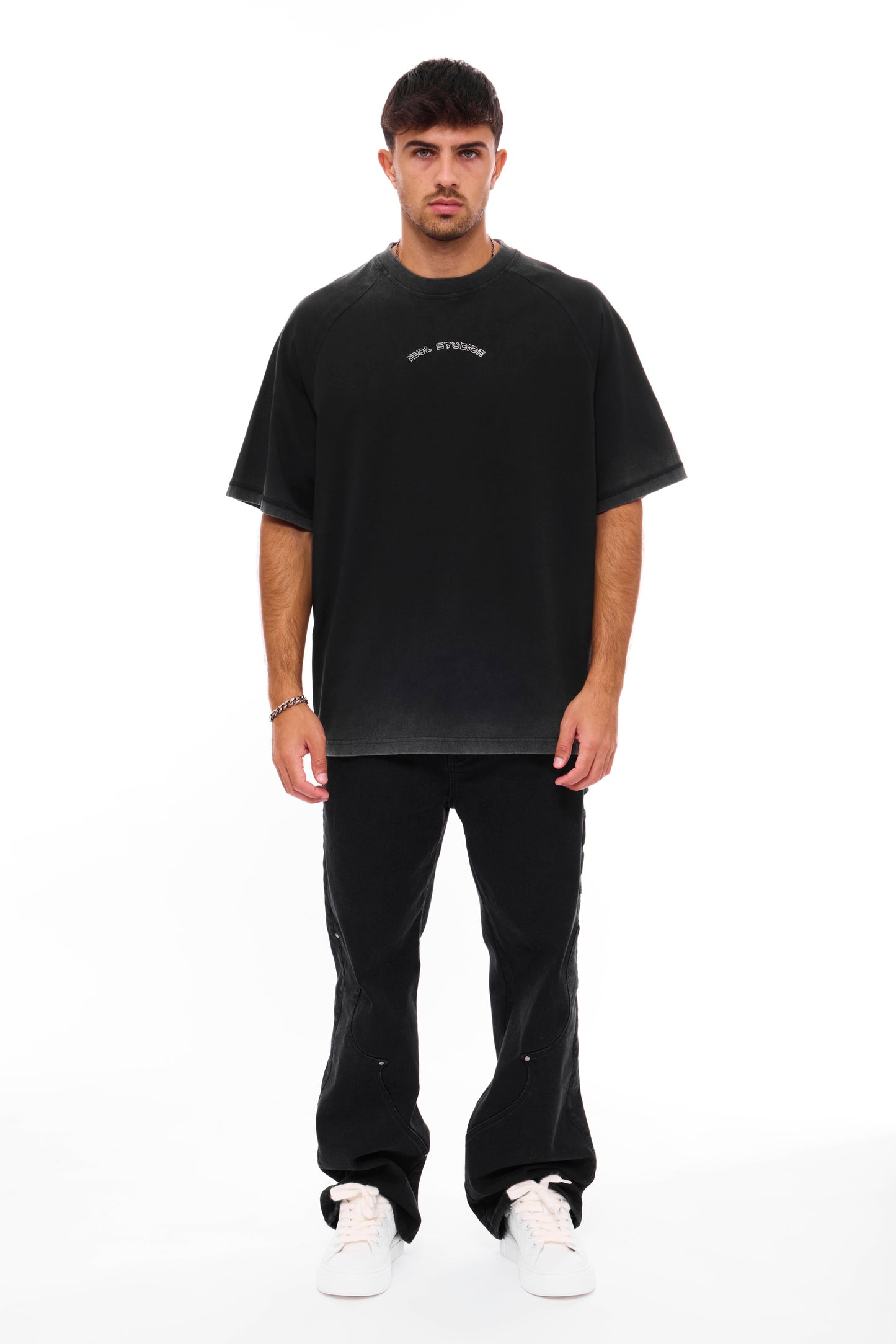 2 SIDED - WASHED BLACK