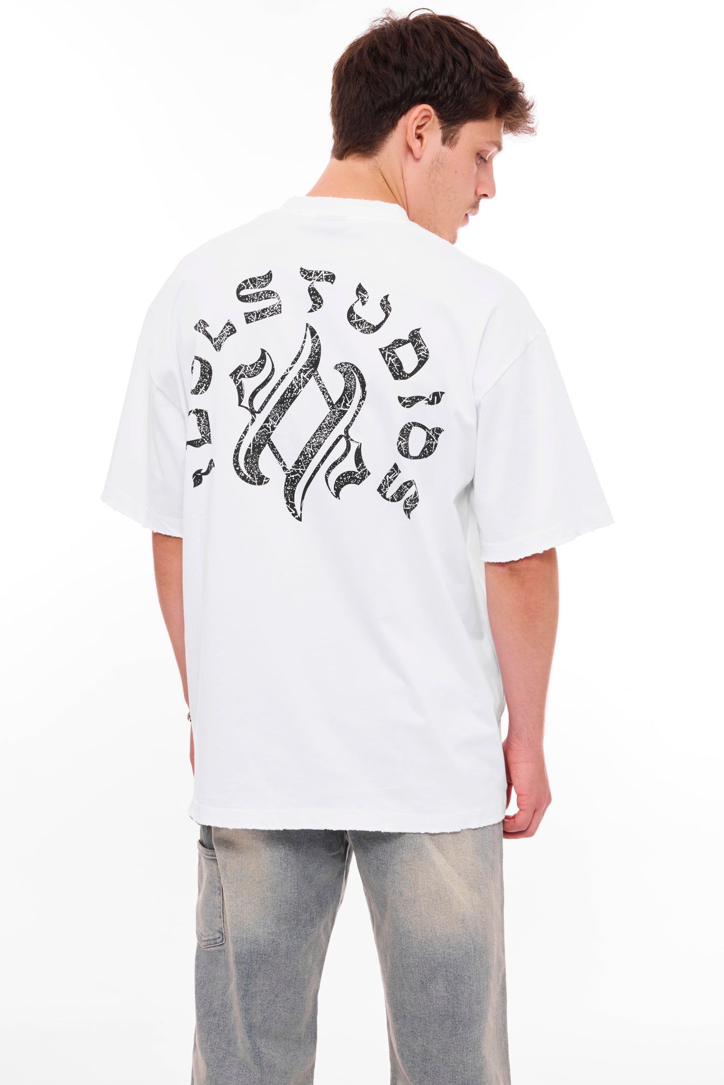 SCROLL LOGO - WHITE