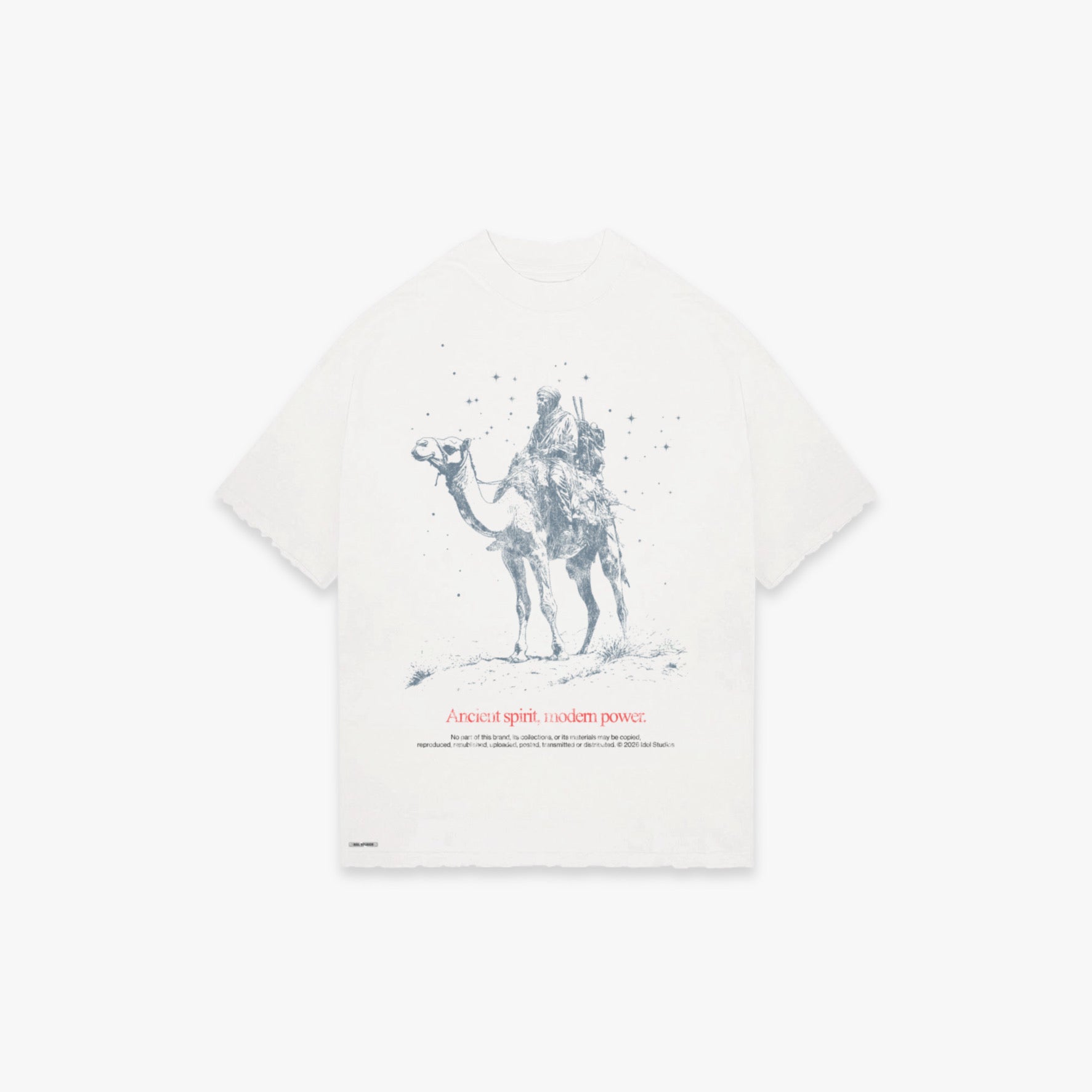 CREST - WHITE T-SHIRT – IDOL STUDIOS