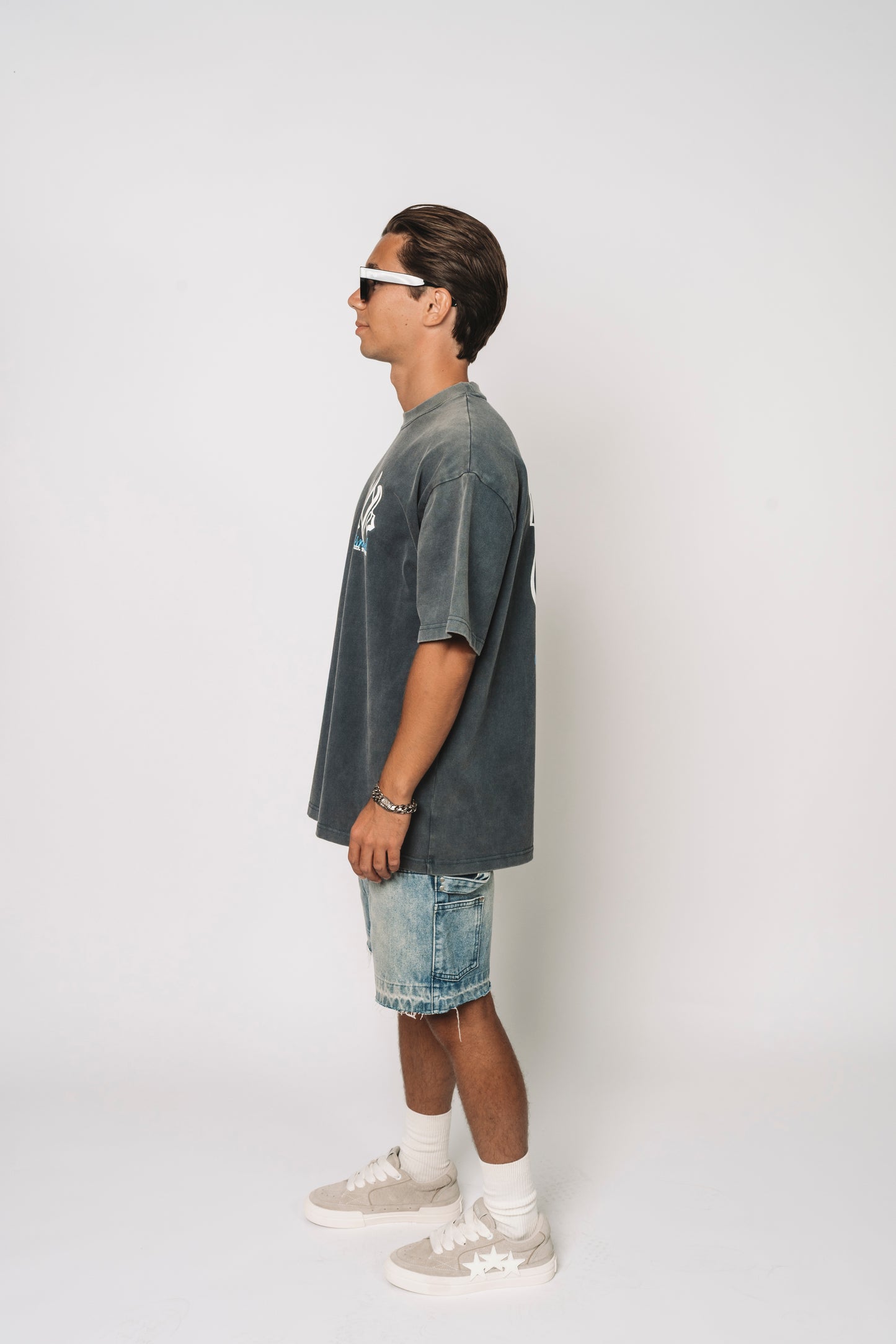 Israel T - washed grey