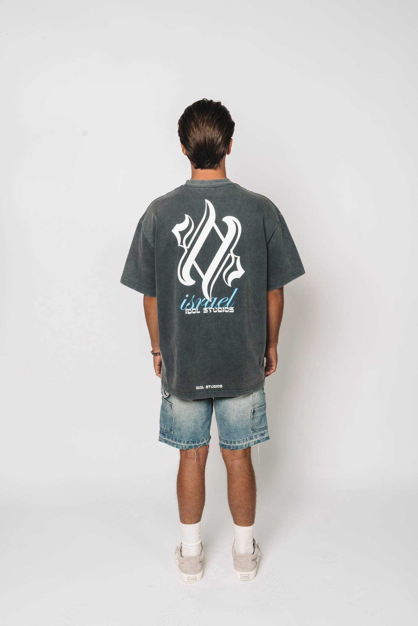 Israel T - washed grey