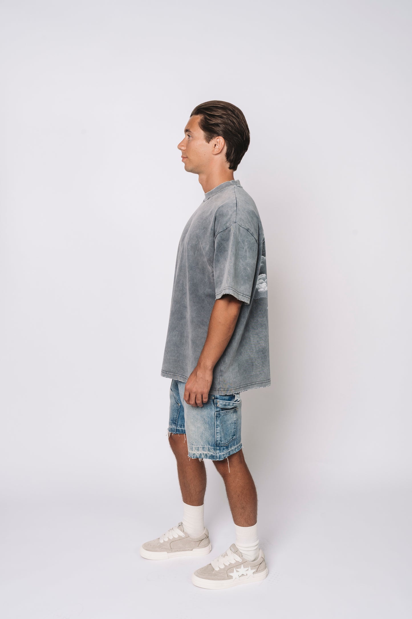 Finding peace - washed grey