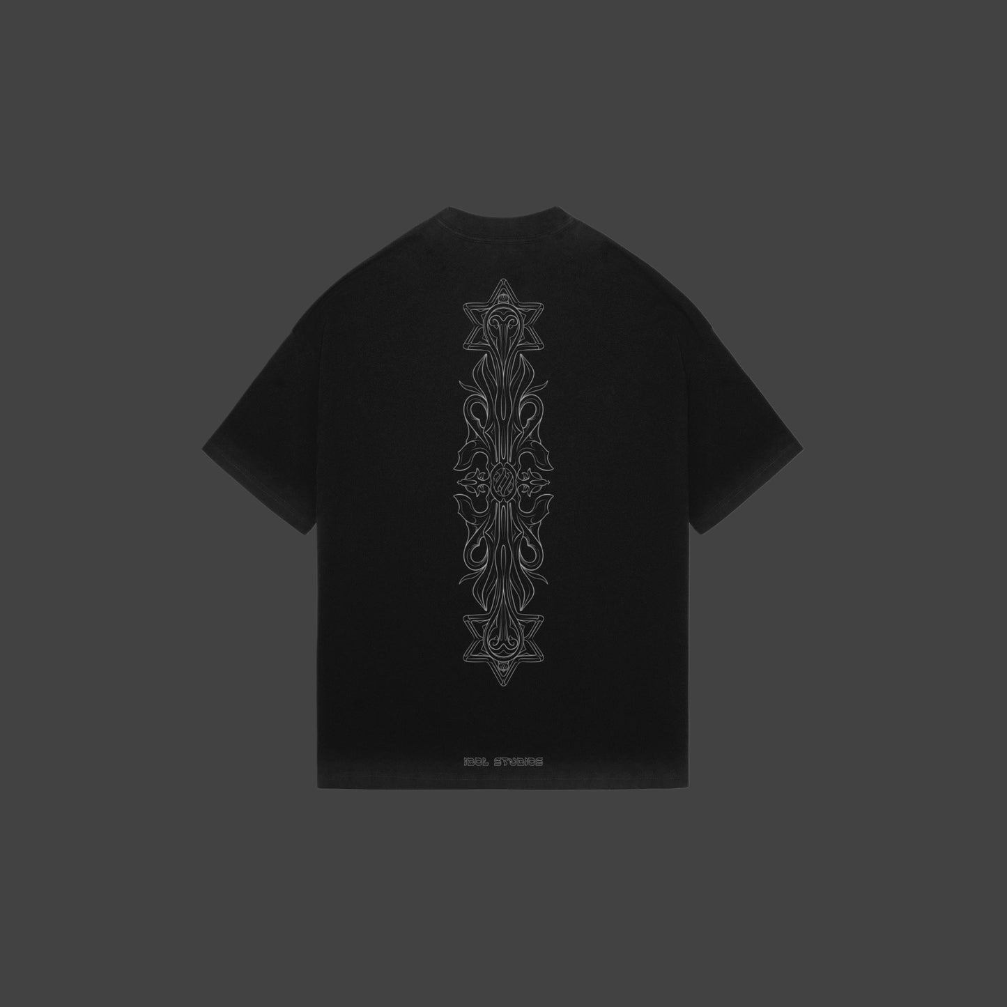 2 SIDED - WASHED BLACK