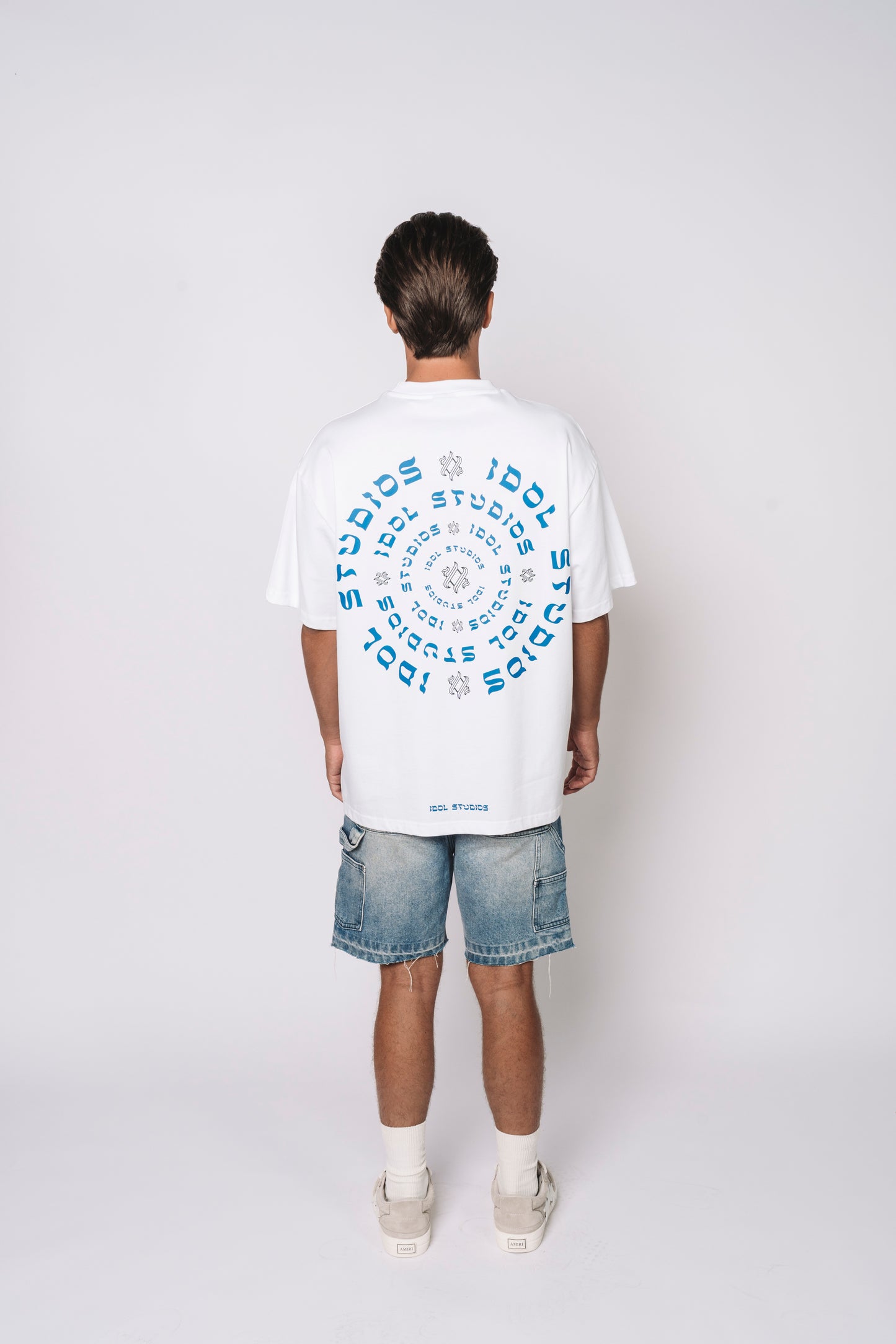 Carpenter denim shorts - light blue