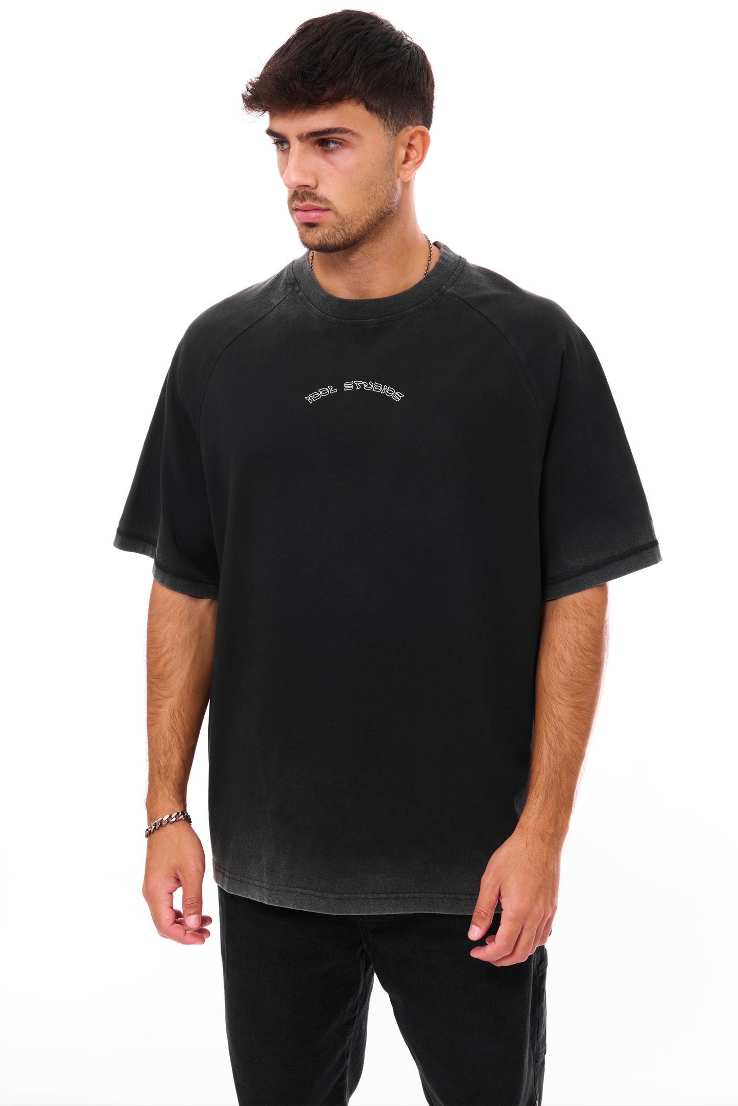 2 SIDED - WASHED BLACK