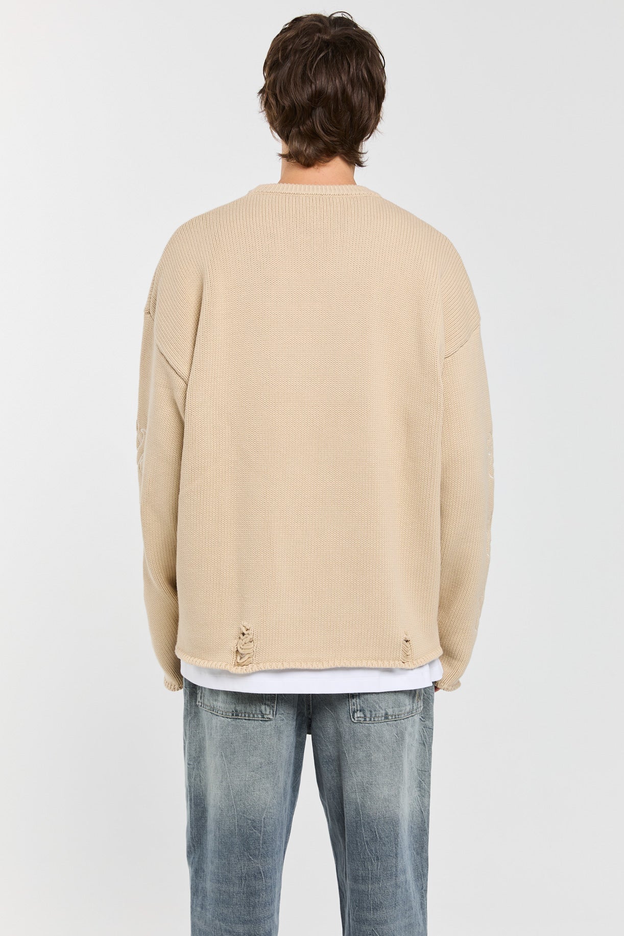 SANDSTONE - BEIGE KNIT SWEATER Idolstudios