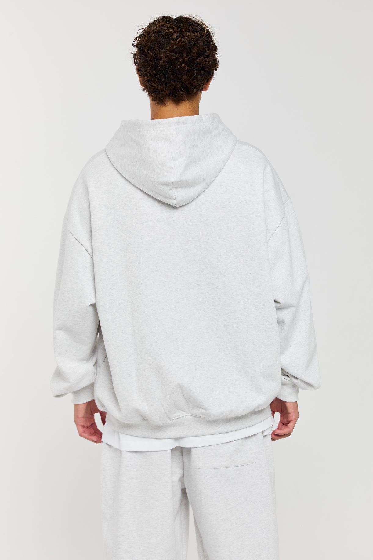 BLANKS - GREY ZIP HOODIE Idolstudios