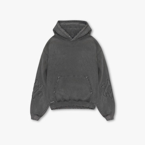 ASHEN - WASHED GREY HOODIE Idolstudios
