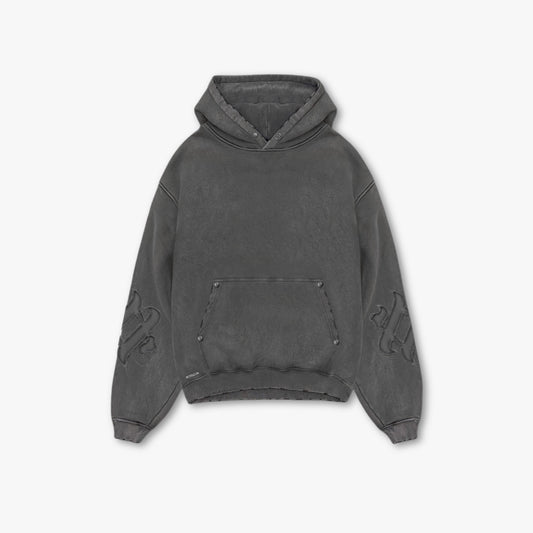 ASHEN - WASHED GREY HOODIE