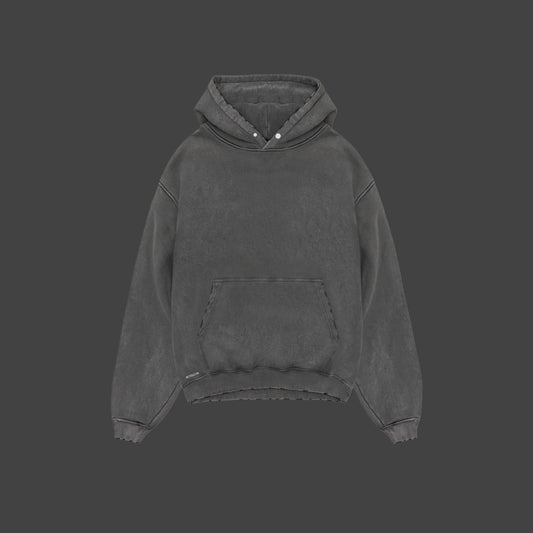 Embroidery patch - grey washed hoodie