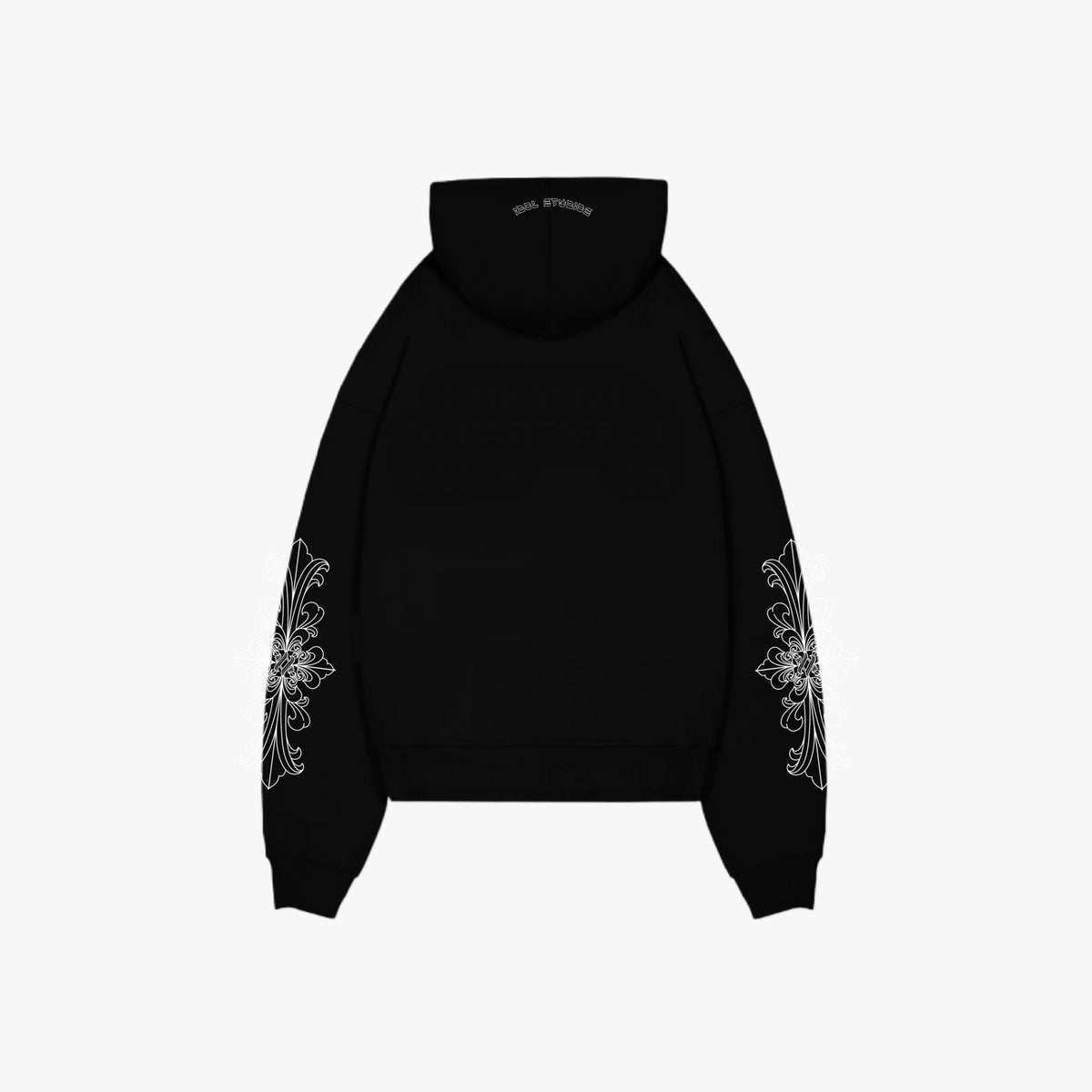 NOCTURNE - BLACK ZIP HOODIE Idolstudios