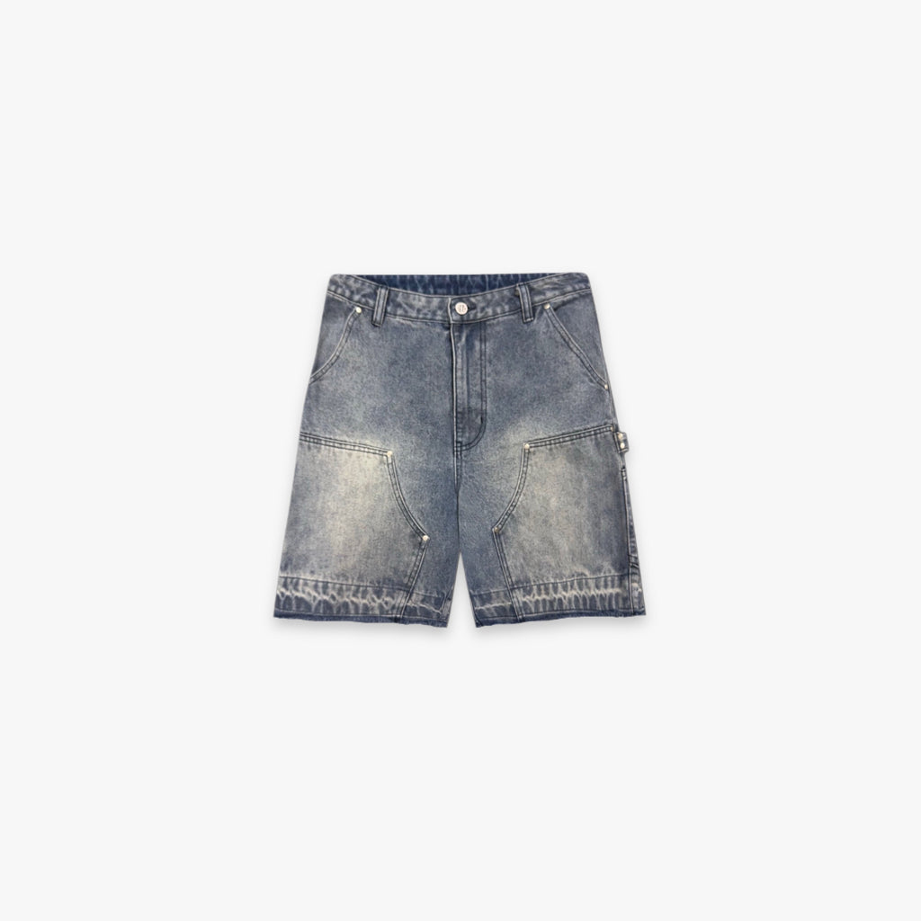 Carpenter denim shorts - light blue IDOL STUDIOS