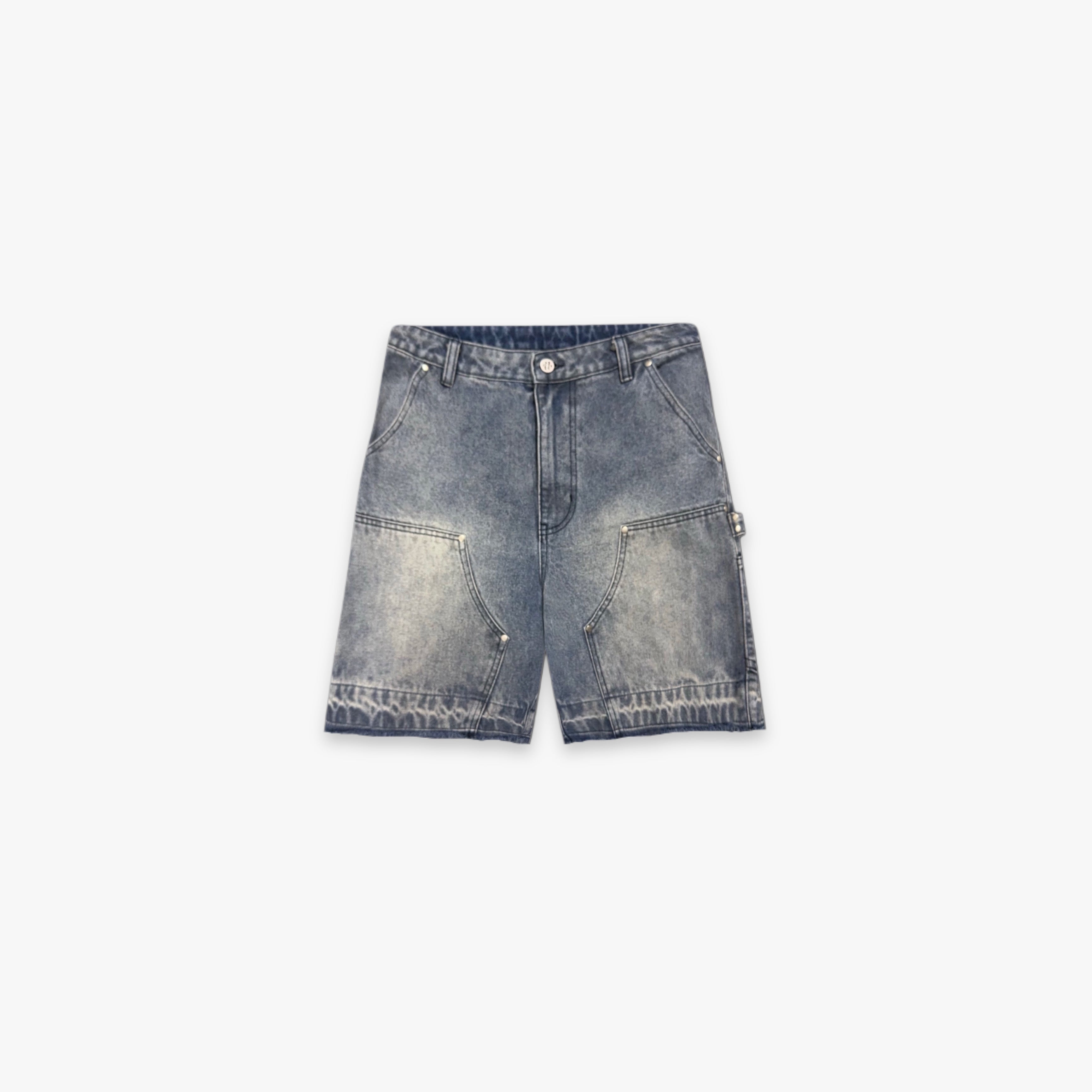 Carpenter denim shorts - light blue IDOL STUDIOS