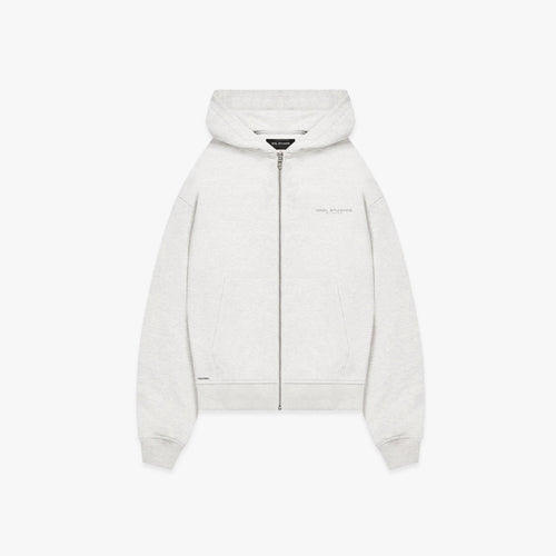 BLANKS - GREY ZIP HOODIE Idolstudios
