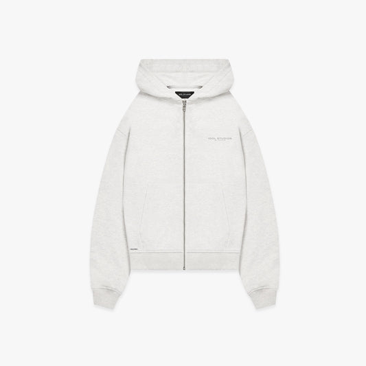 BLANKS - GREY ZIP HOODIE