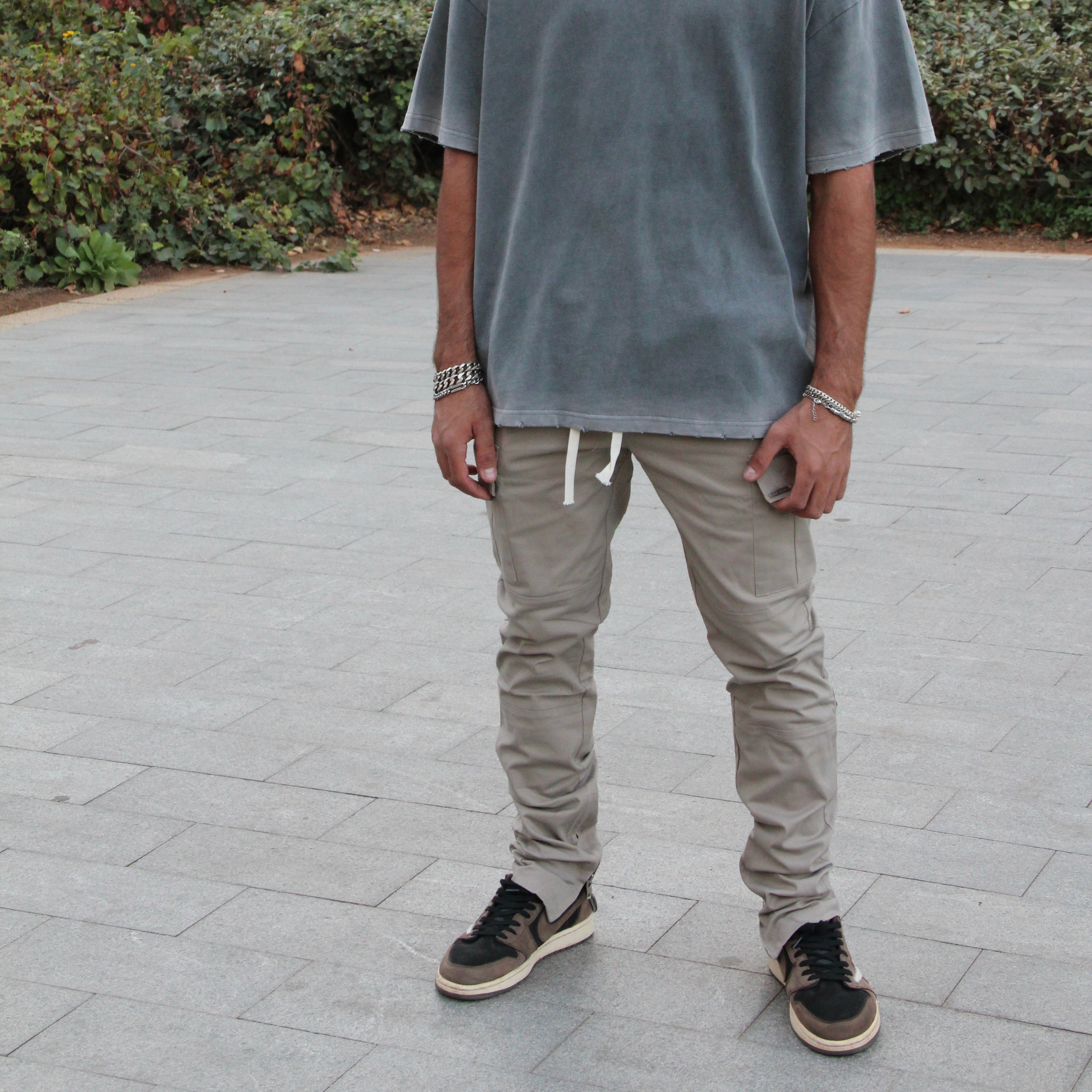 Cargo pants - beige stone IDOL STUDIOS