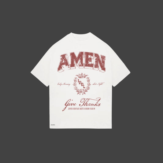 AMEN - WHITE RED