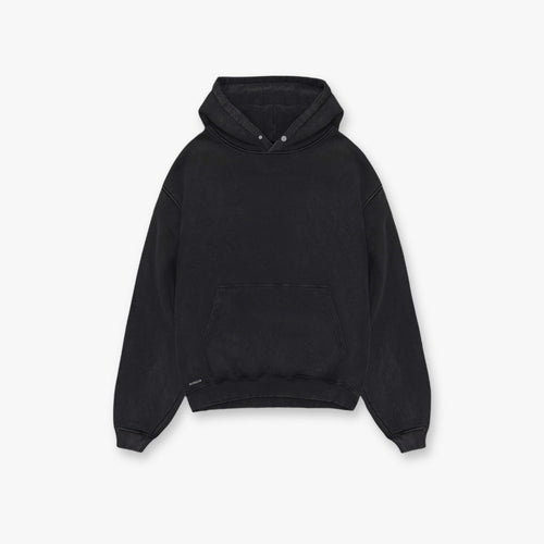 Blank - black washed hoodie Idolstudios