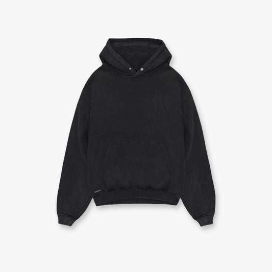 Blank - black washed hoodie
