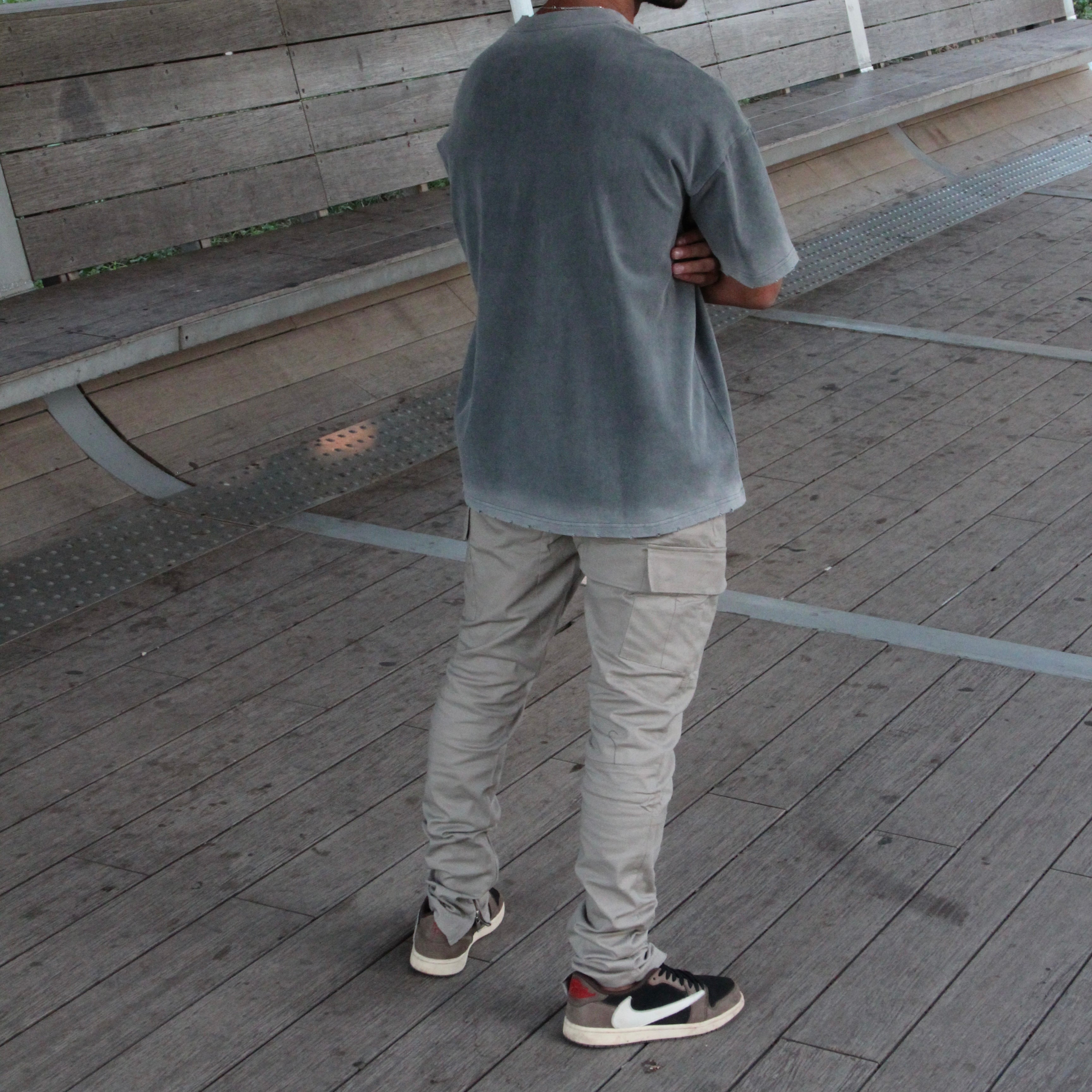 Cargo pants - beige stone IDOL STUDIOS