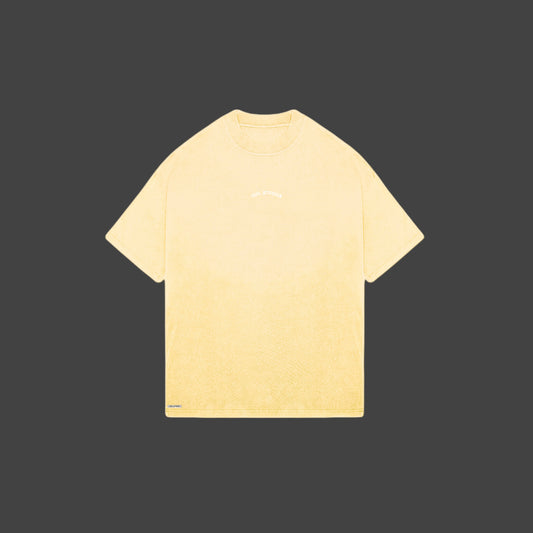 CURVED LOGO - WASHED YELLOW