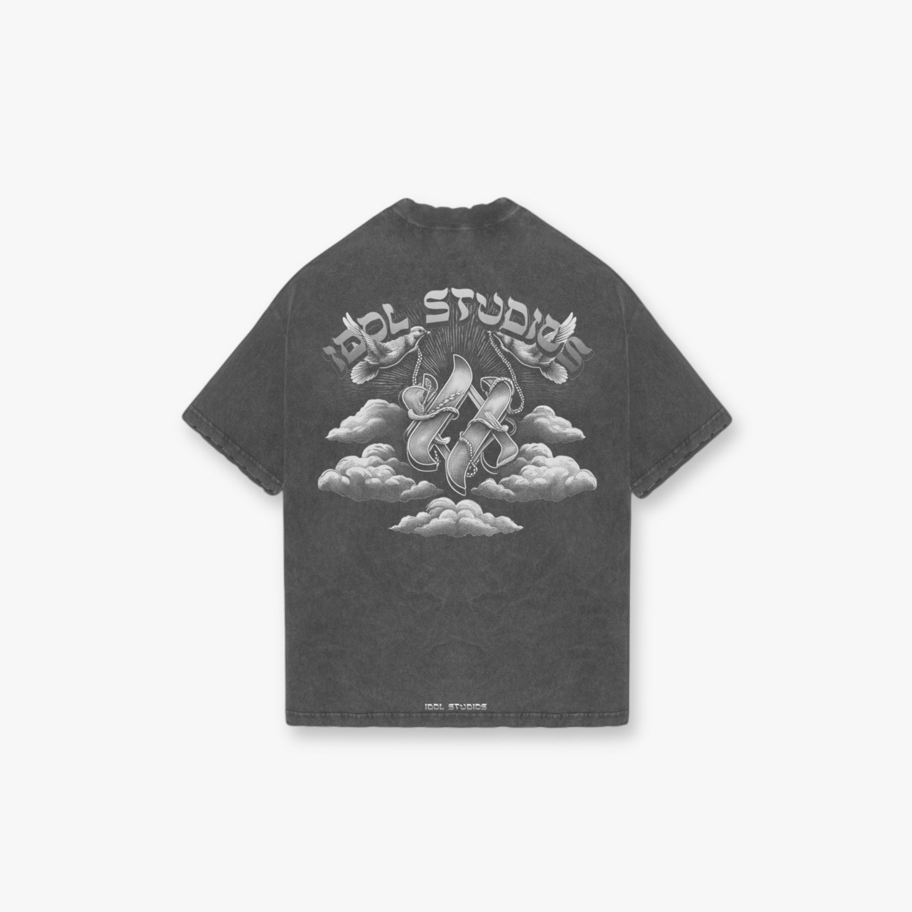 Finding peace - washed grey Idolstudios