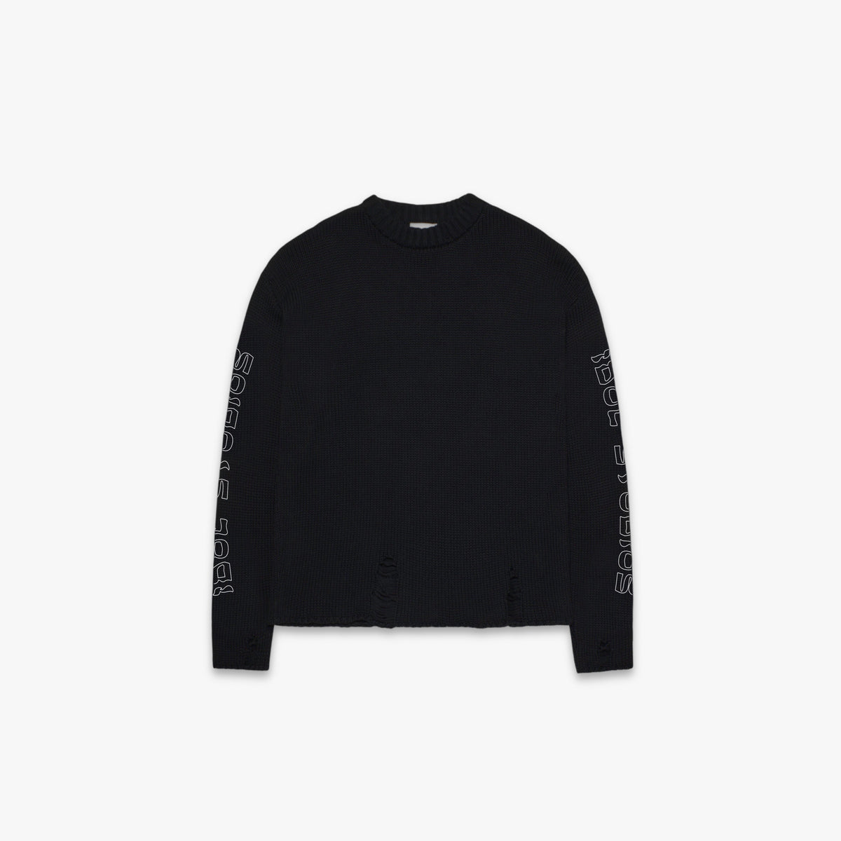 RITUAL - BLACK KNIT SWEATER Idolstudios