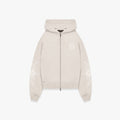 IVORY - BEIGE ZIP HOODIE Idolstudios