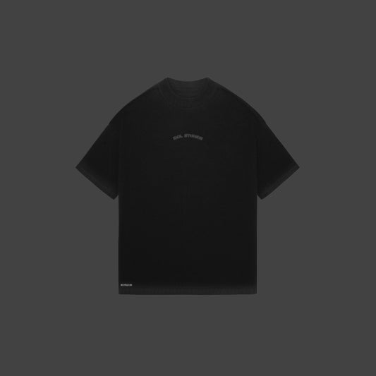 2 SIDED - WASHED BLACK