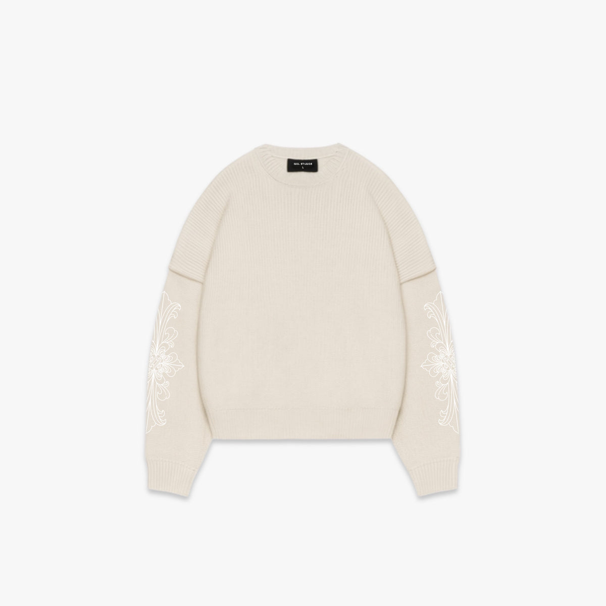 BONE - BEIGE KNIT SWEATER Idolstudios