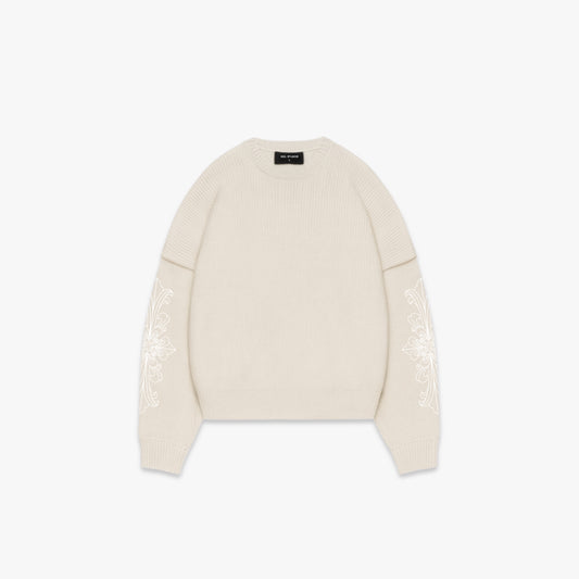 BONE - BEIGE KNIT SWEATER