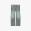 CUT OUT WASHED BLUE DENIM IDOL STUDIOS