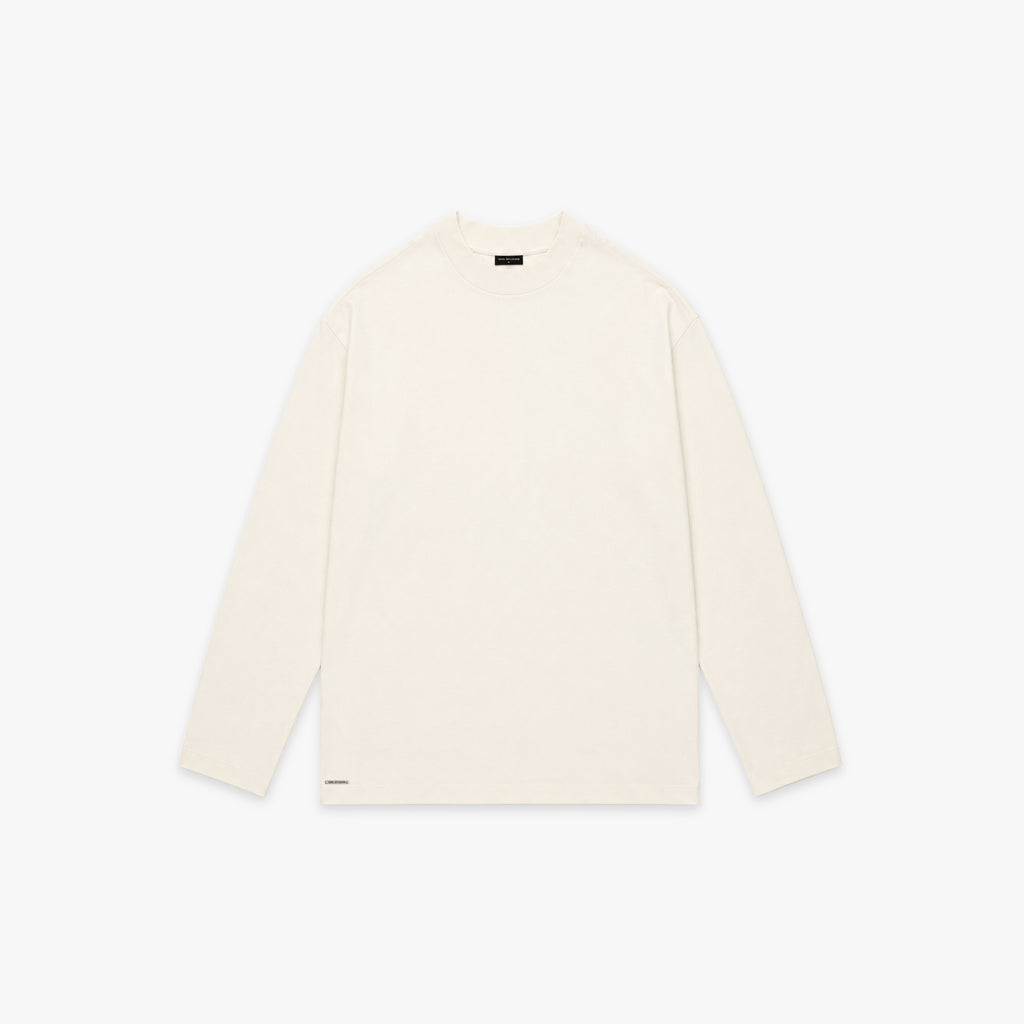 ORG LONG TEE - CREAM