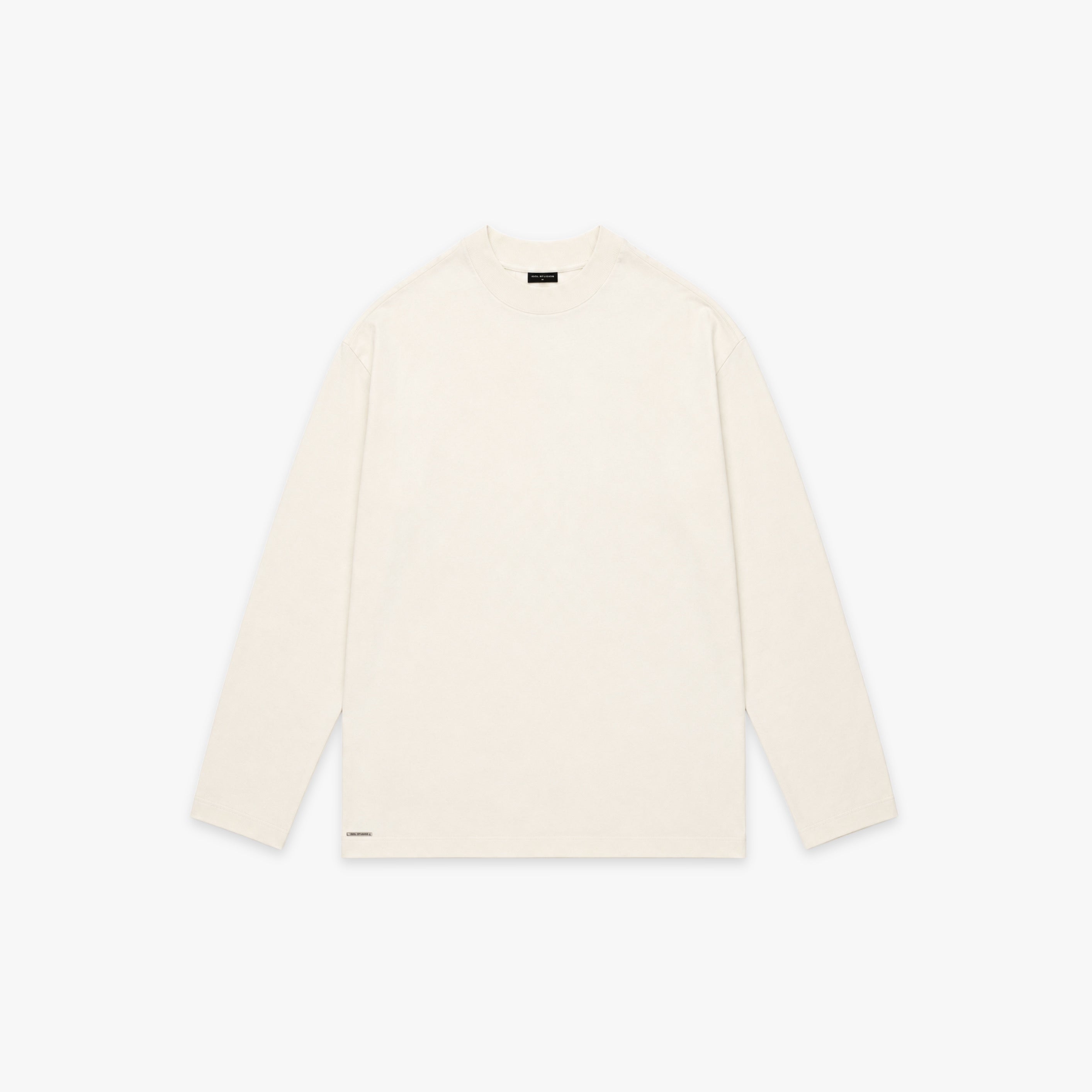 ORG LONG TEE - CREAM