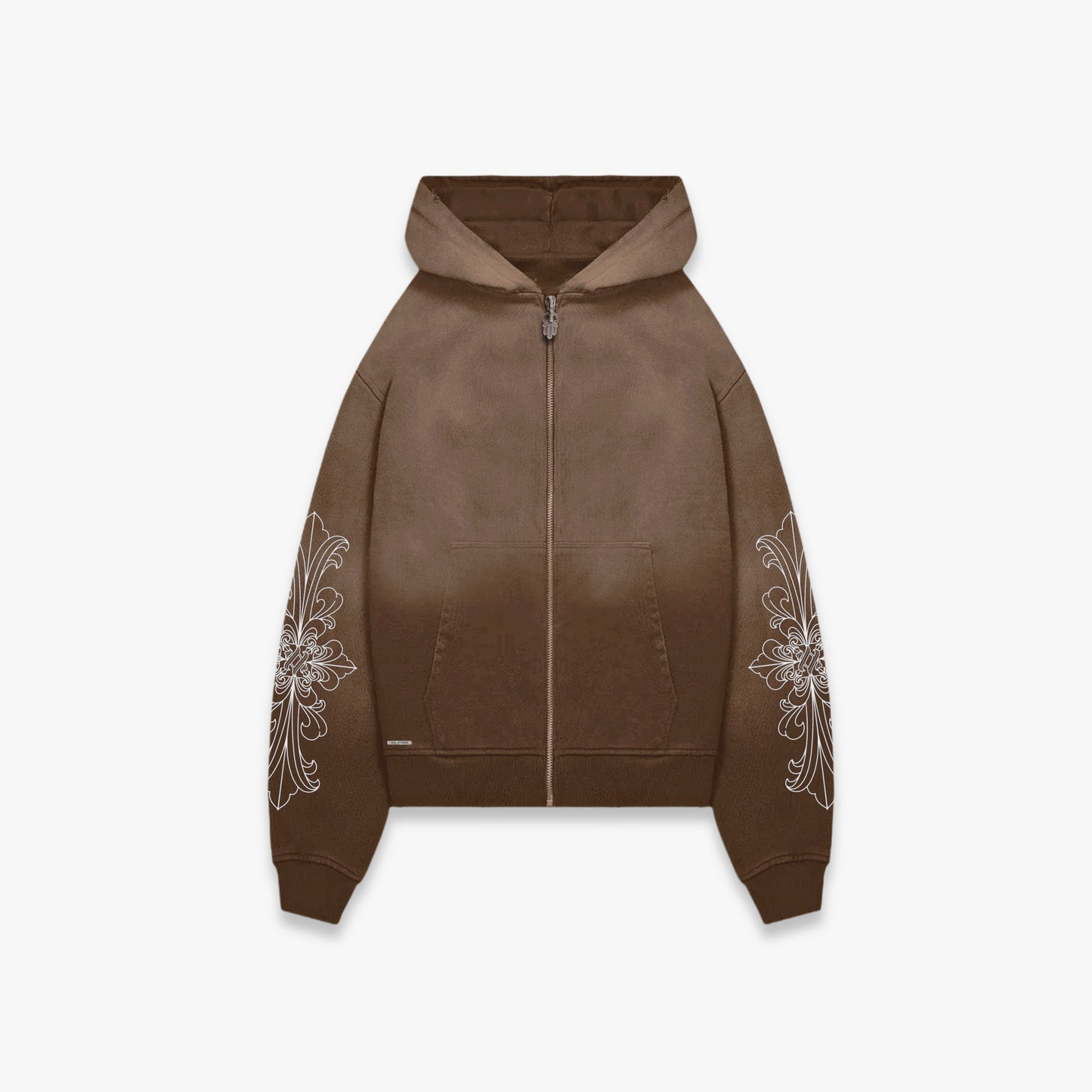 EARTH - BROWN ZIP HOODIE