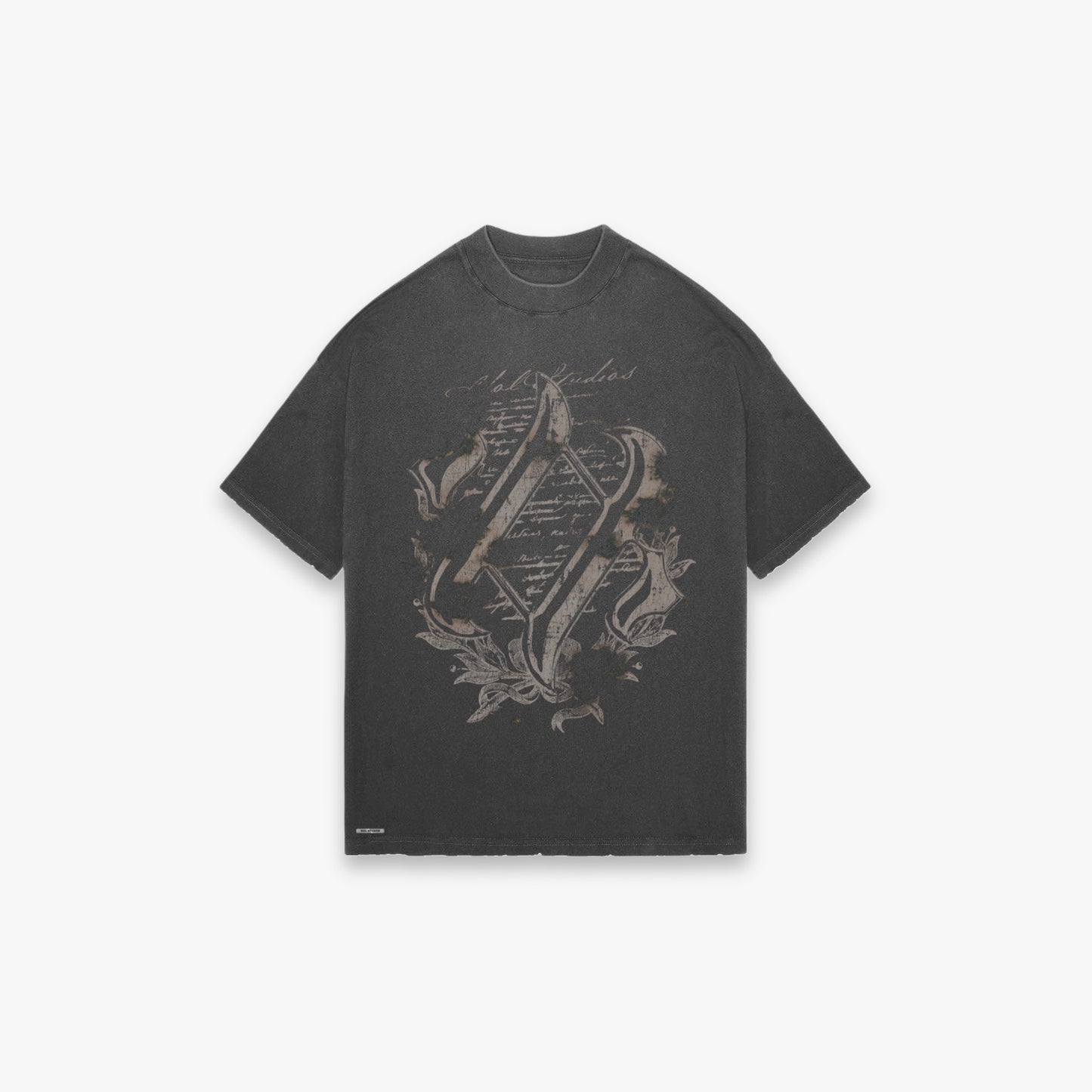 ARCANE - WASHED BLACK T-SHIRT