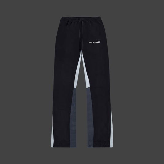 Flare sweatpants - black