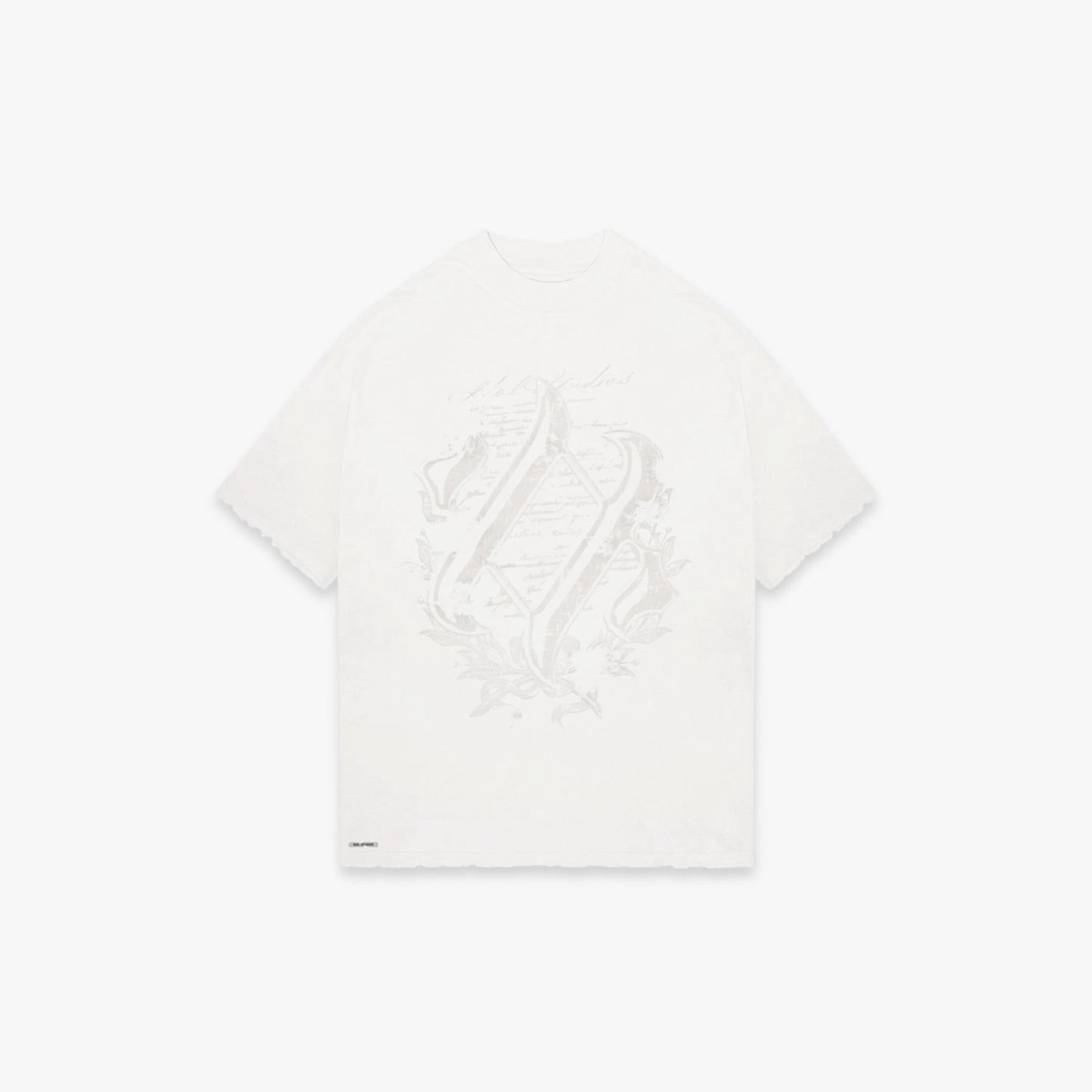 ETCHED - CREAM T-SHIRT