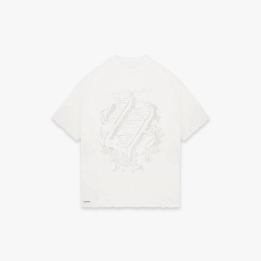 ETCHED - CREAM T-SHIRT