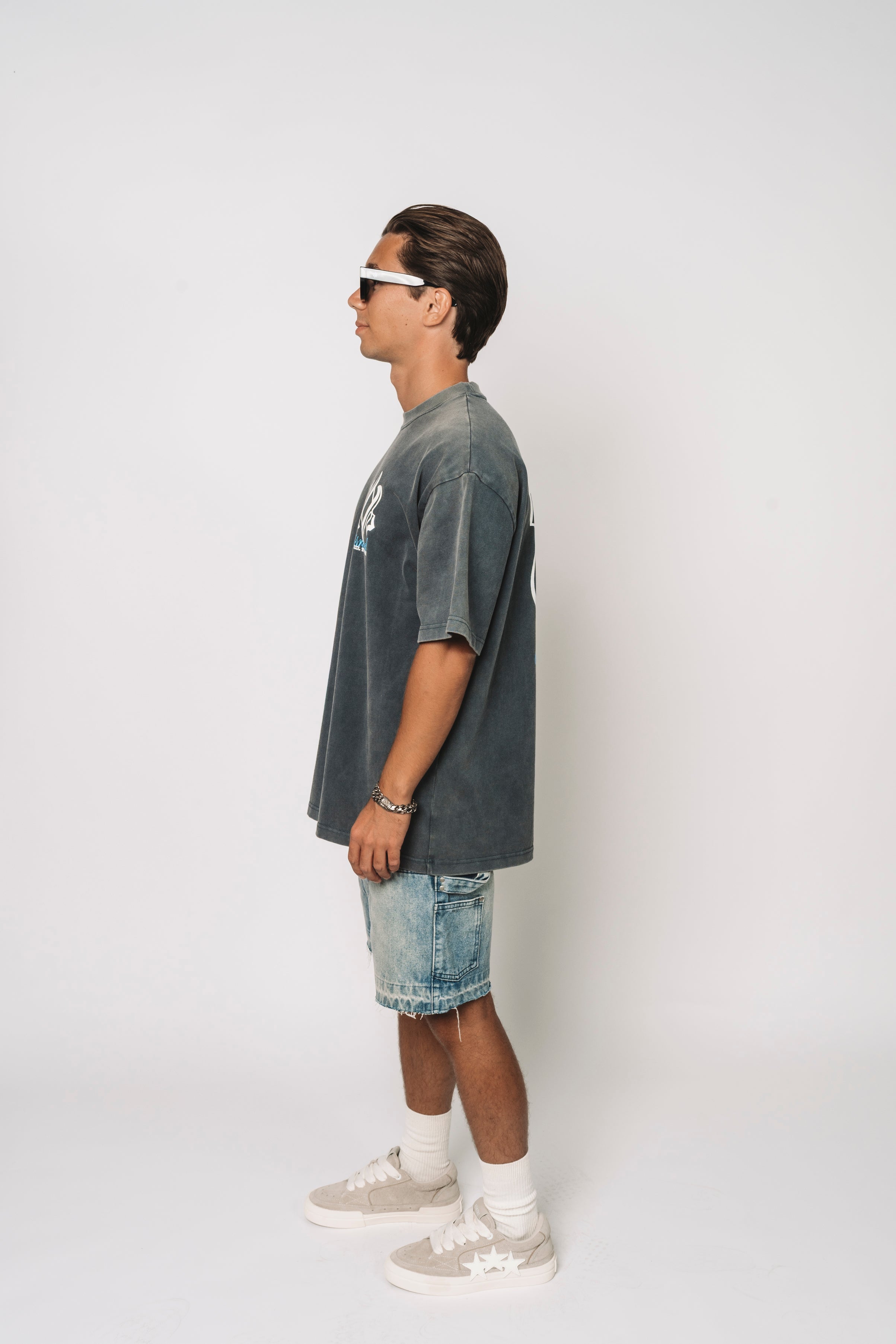 Israel T - washed grey Idolstudios