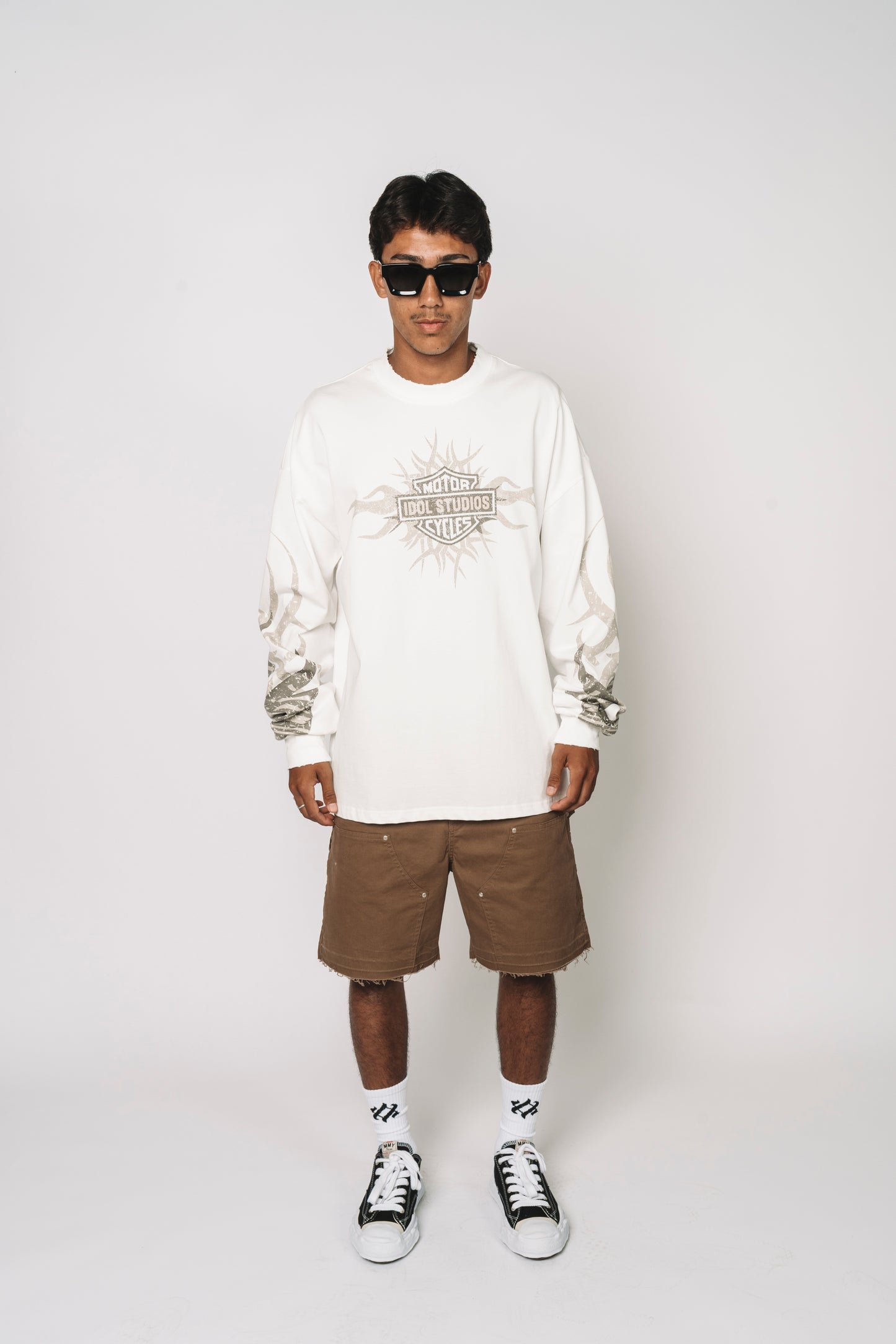 Carpenter shorts - washed tan