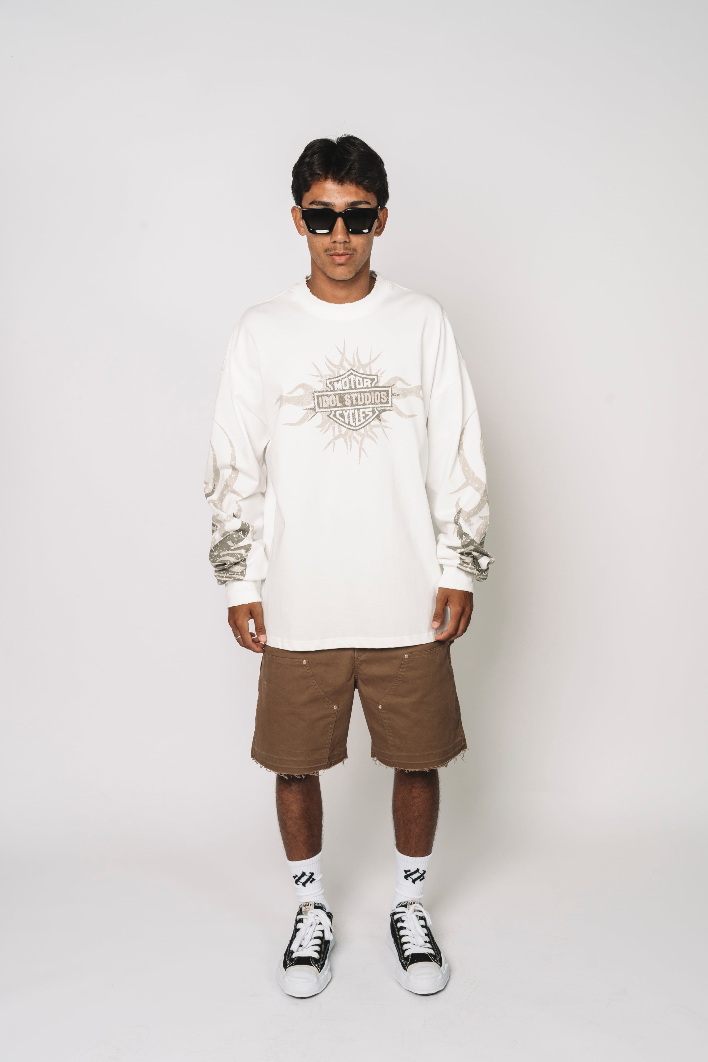 Carpenter shorts - washed tan IDOL STUDIOS