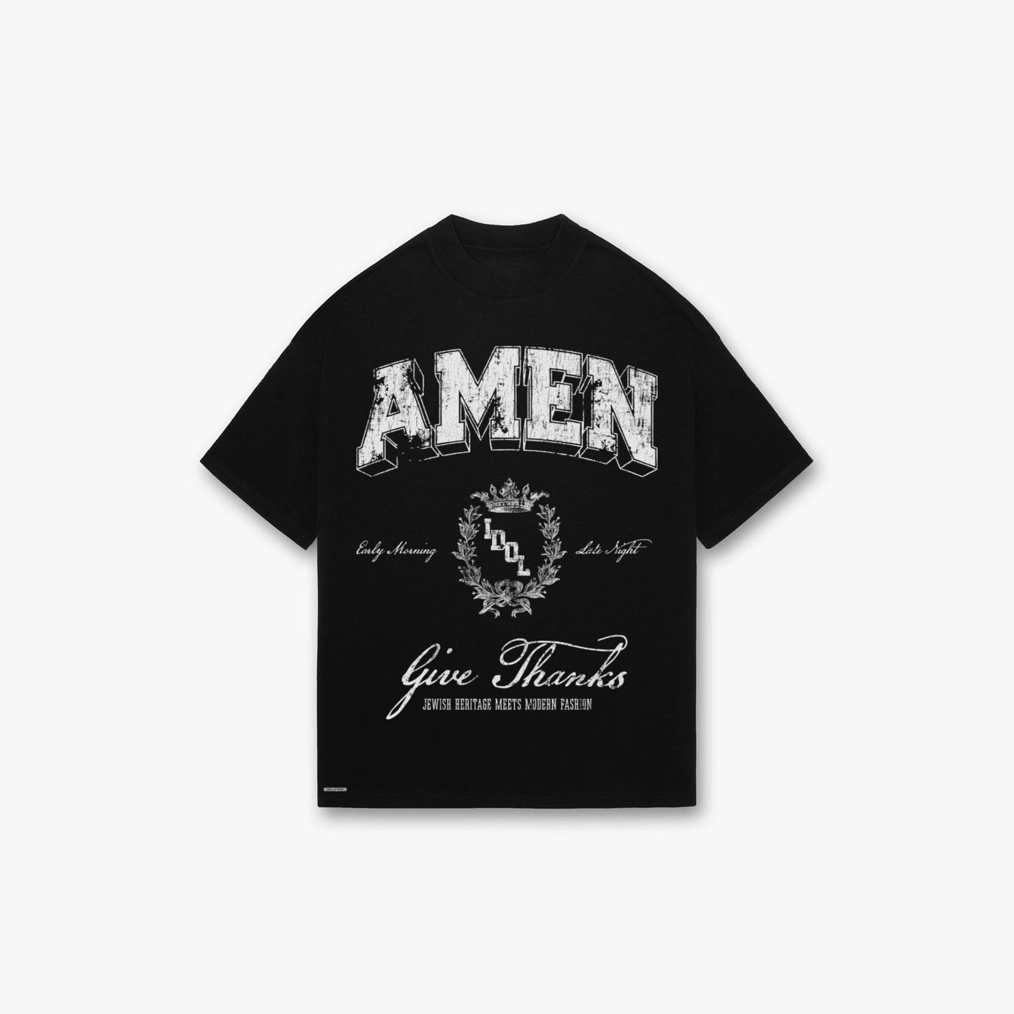 AMEN - BLACK T-SHIRT Idolstudios