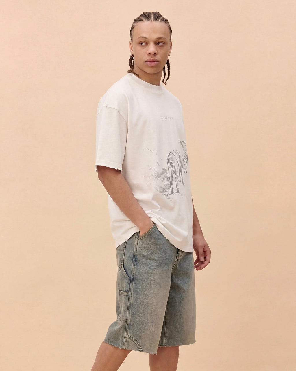IBEX - CREAM T-SHIRT Idolstudios