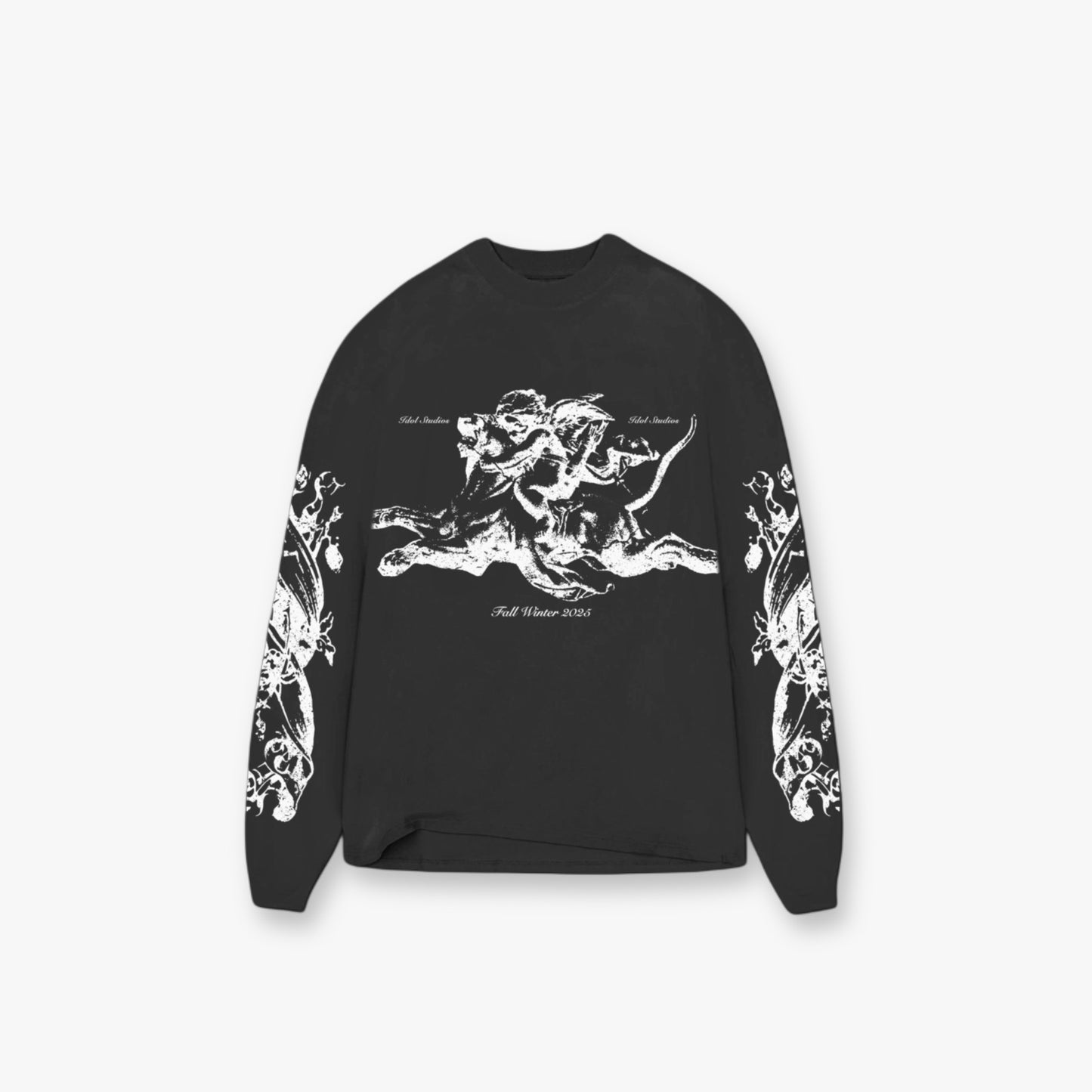 Riding angel - washed black