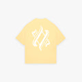 CROP MAGEN DAVID - WASHED YELLOW